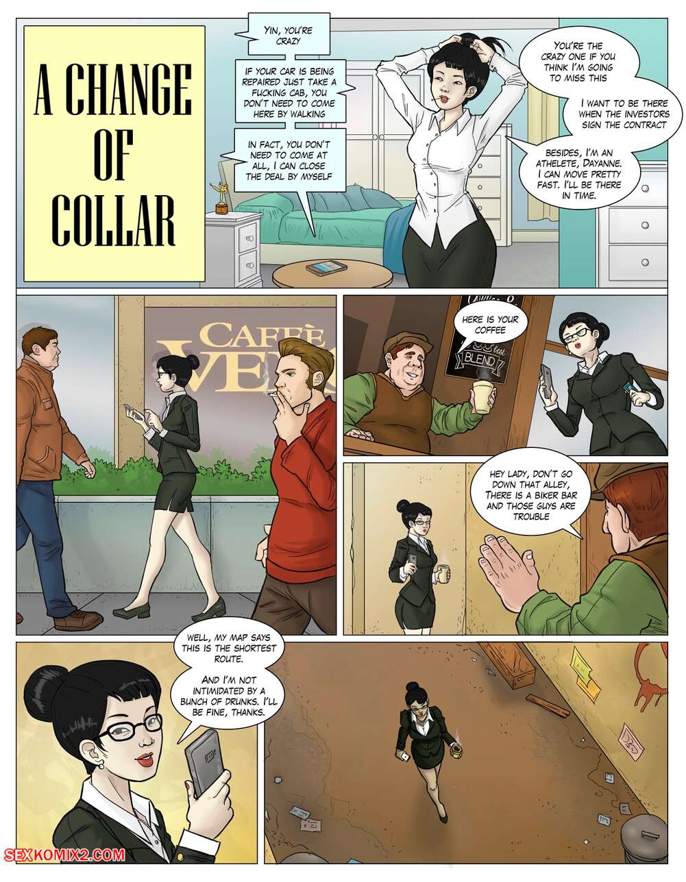 Porn comic A change of collar. Chapter 1. AltCor
