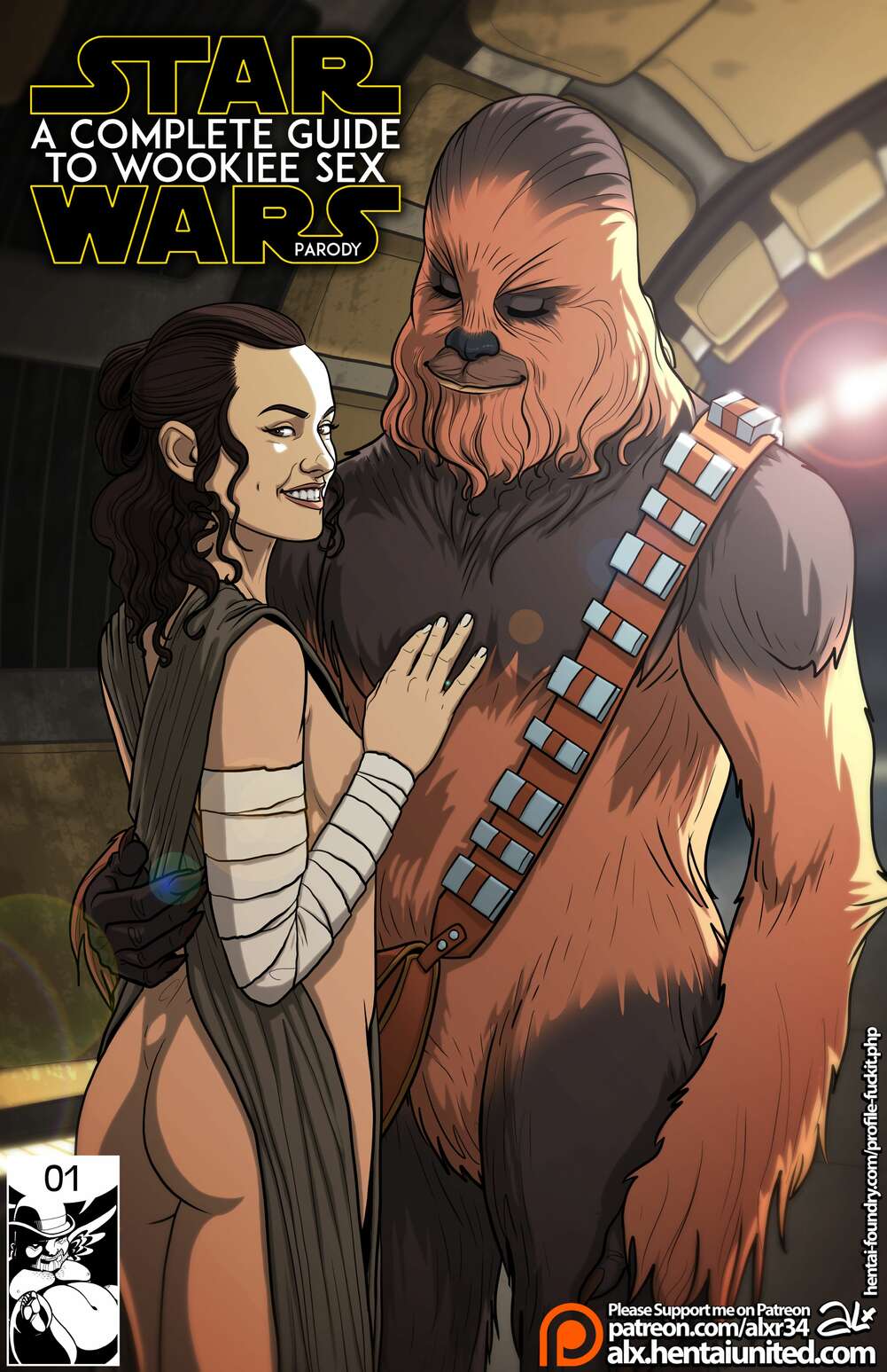 Porn comic A Complete Guide To Wookie Sex. Part 1. Star Wars.