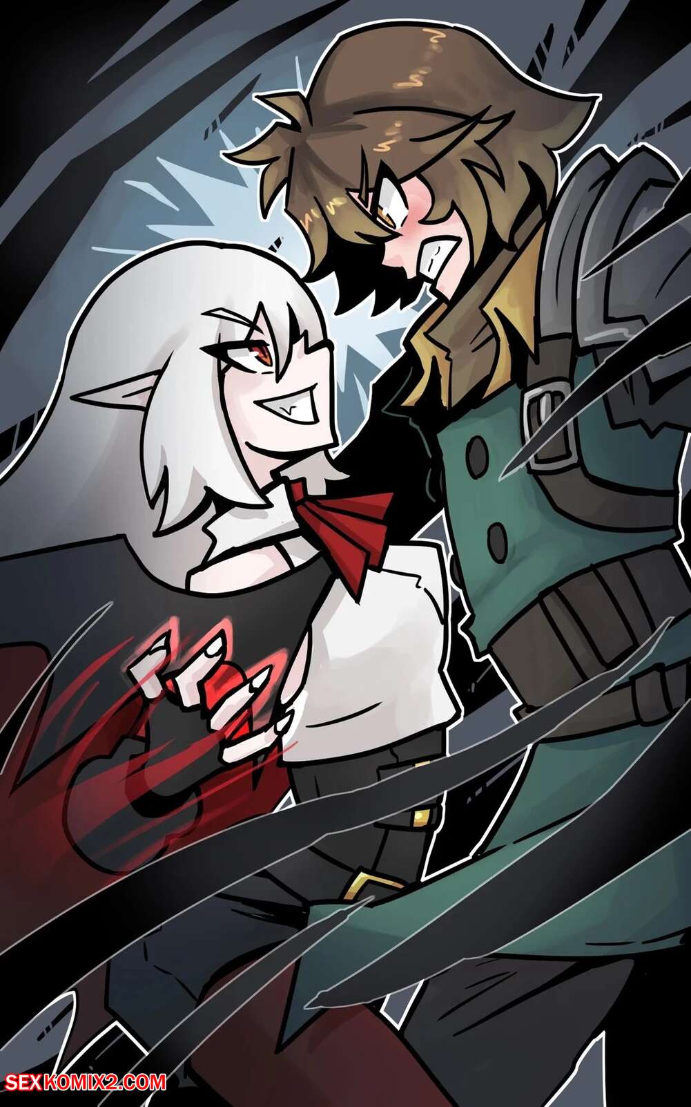 Porn comic A fight between vampire and vampire hunter. Juztplay