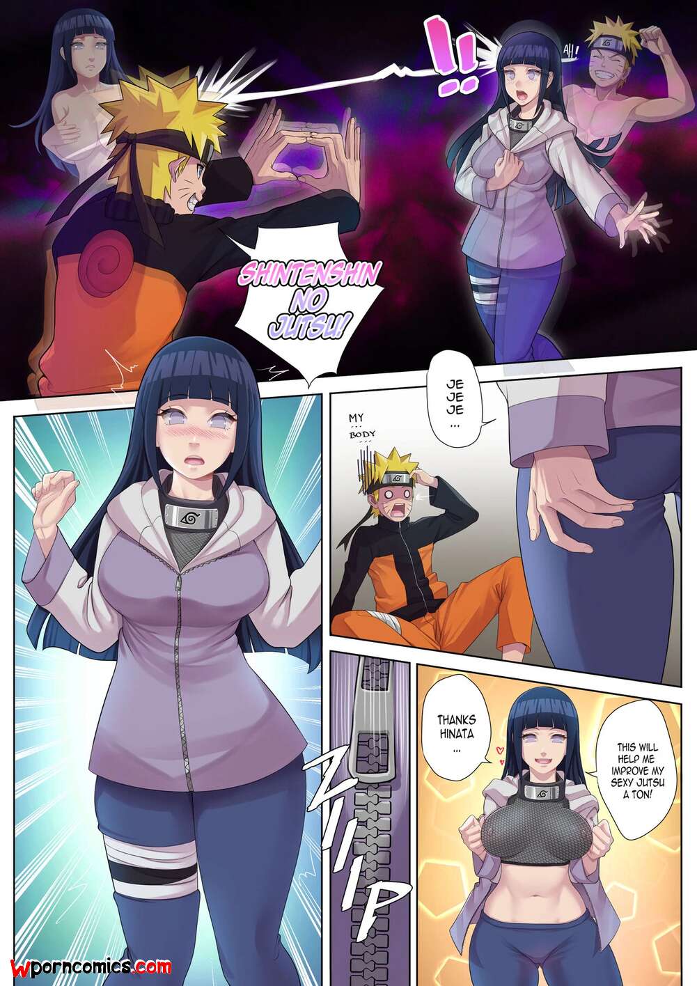 Porn comic A Hyuu Naruto. Achro