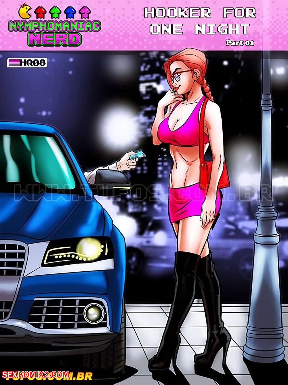 Porn comic A Nympho Nerd. Chapter 8. WC TF