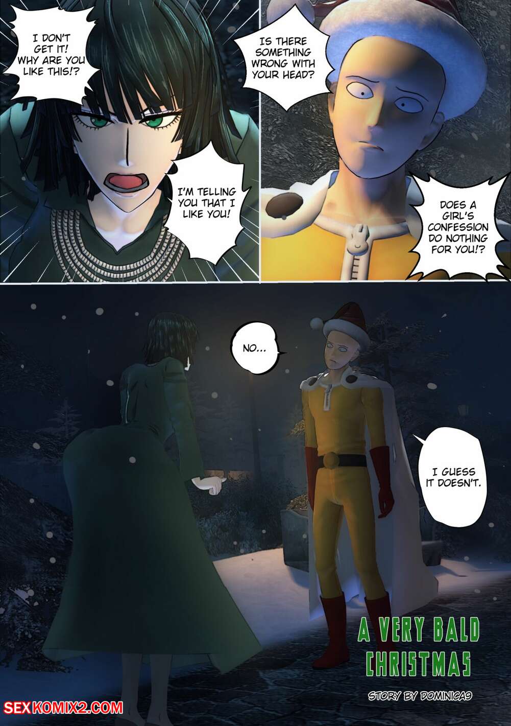 Porn comic A very bald christmas. Dominica9