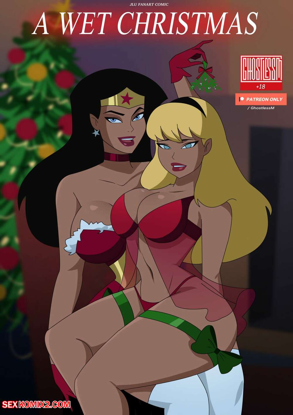 Porn comic A Wet Christmas. Justice League. Ghostlessm.