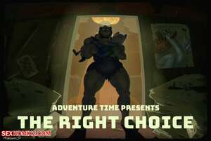 Porn comic Adventure Time. The Right Choice. Kloete
