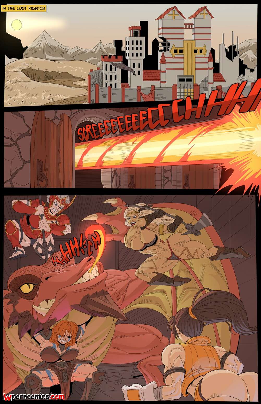 Porn comic Amazons Guild. Dragons Crown. Loonyjams