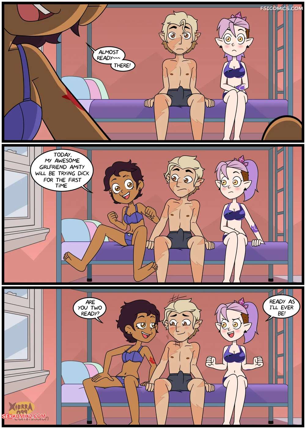 Porn comic Amity Tries Dick For The First Time. Xierra099