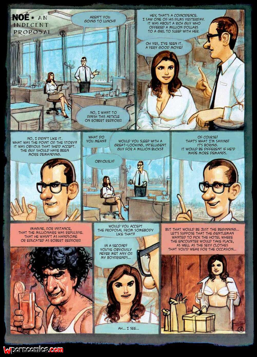 Porn comic An Indecent Proposal. Ignacio Noe.