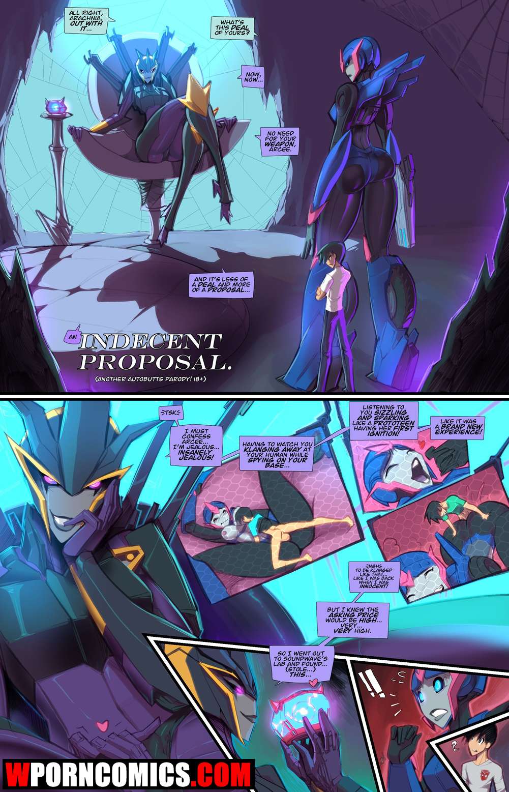 Porn comic An Indecent Proposal. Transformers.