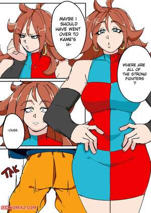 Porn comic Android 21 gets her body stolen.Dragon Ball Z.  TSFSingularity.