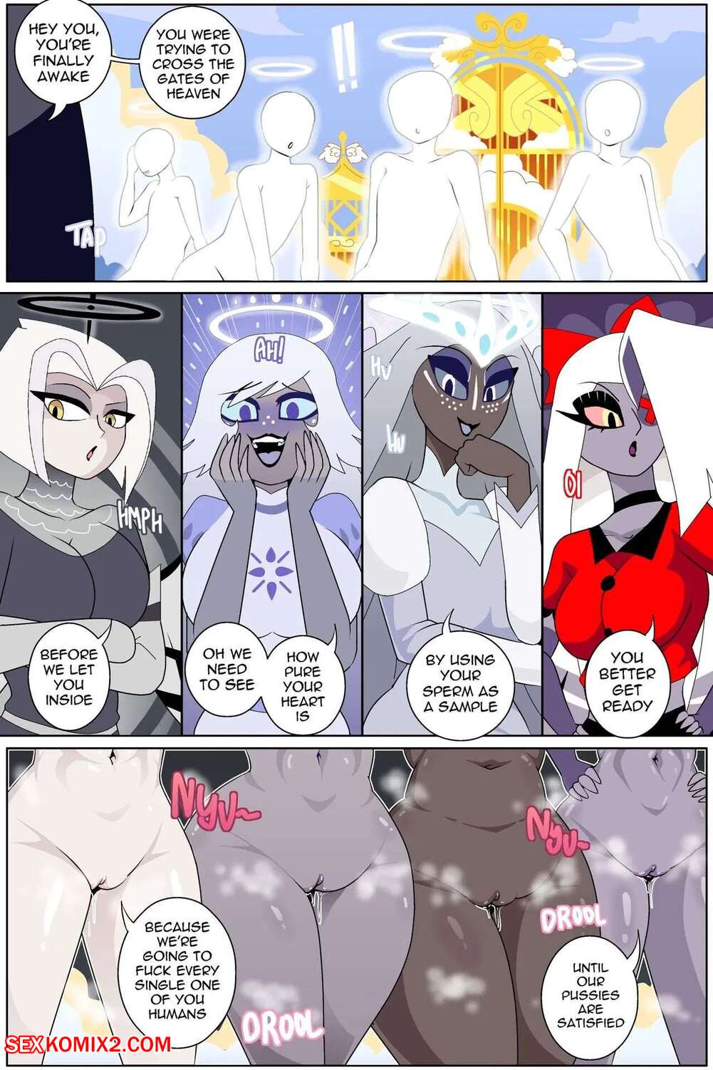 Porn comic Angelic Human Purification. Carliabot