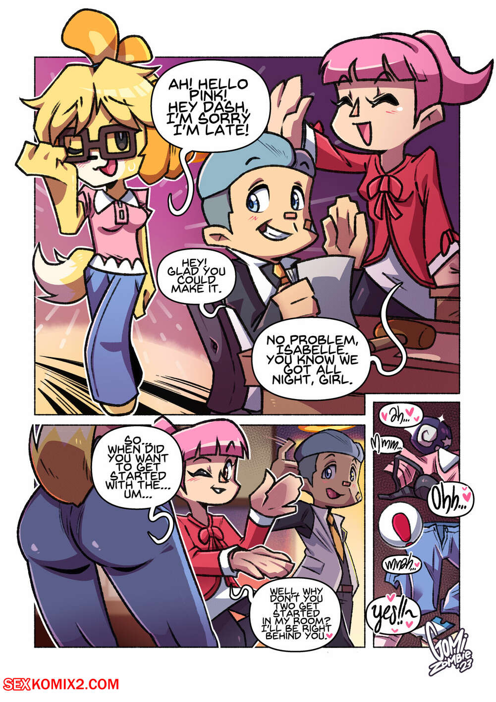 Porn comic Animal Crossing Comic. SkaJrZombie