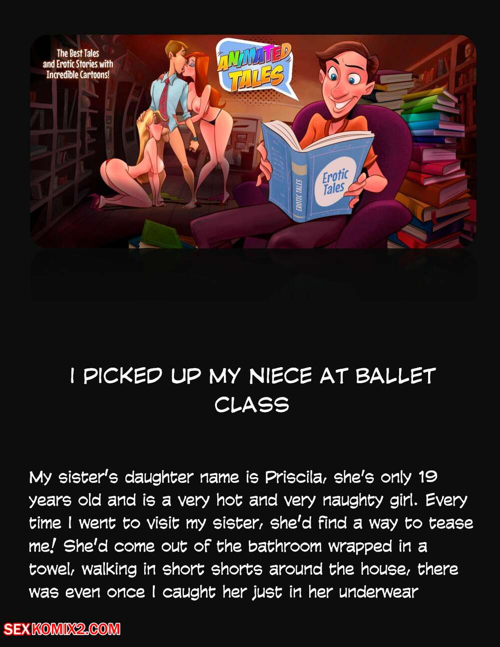 Porn comic Animated Tales. WC TF. I PICKED UP MY NIECE AT BALLET CLASS