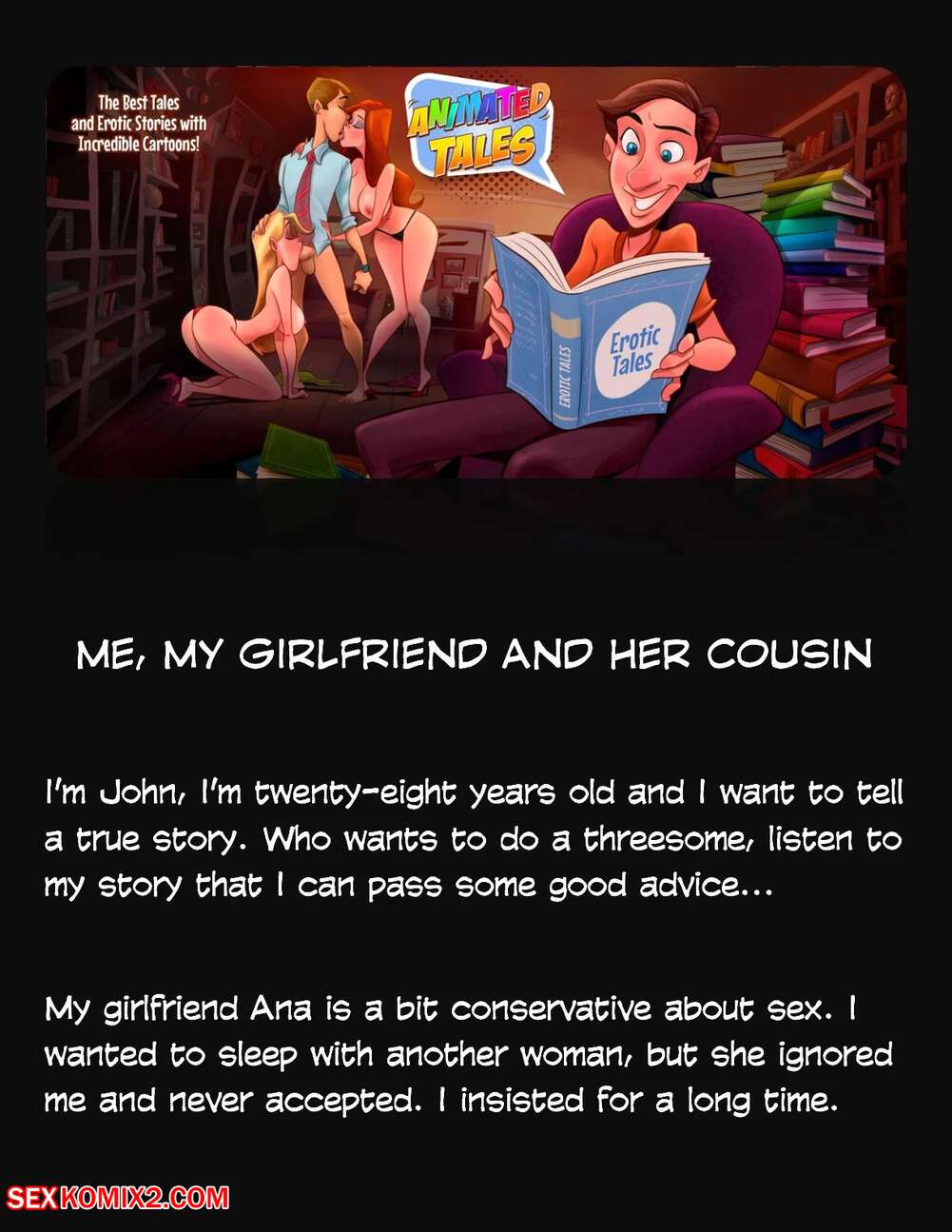 Porn comic Animated Tales. WC TF. ME, MY GIRLFRIEND AND HER COUSIN