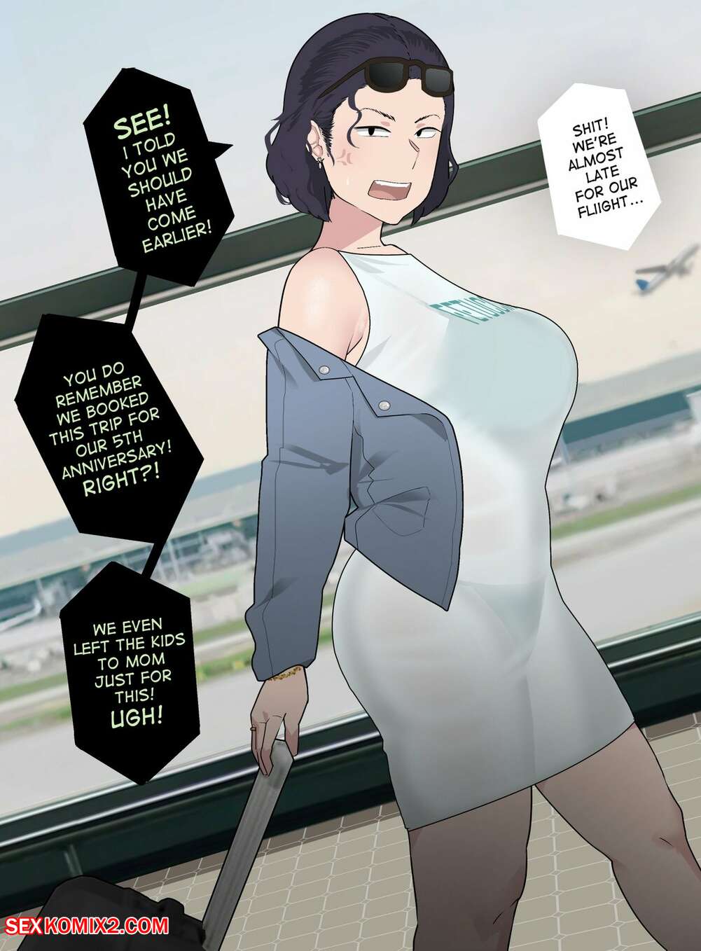 Porn comic Anniversary Vacation. NTRMAN