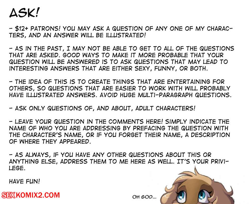 Porn comic Ask. Chapter 1. Jay Naylor.