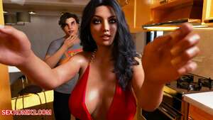 Porn comic Aunty Getting Fucked in the Kitchen. DeepSleep.