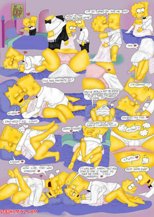 Porn comic Barts Bride. The Simpsons