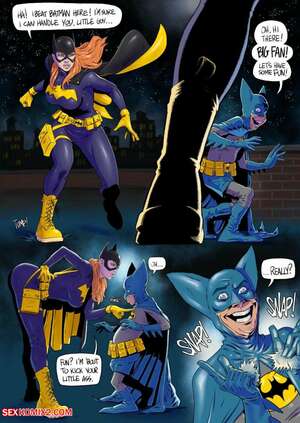 Porn comic Bat Girl vs Bat Mite. Batman. FenrisComix