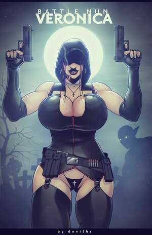 Porn comic Battle Nun Veronica Cemetery Nightmare.