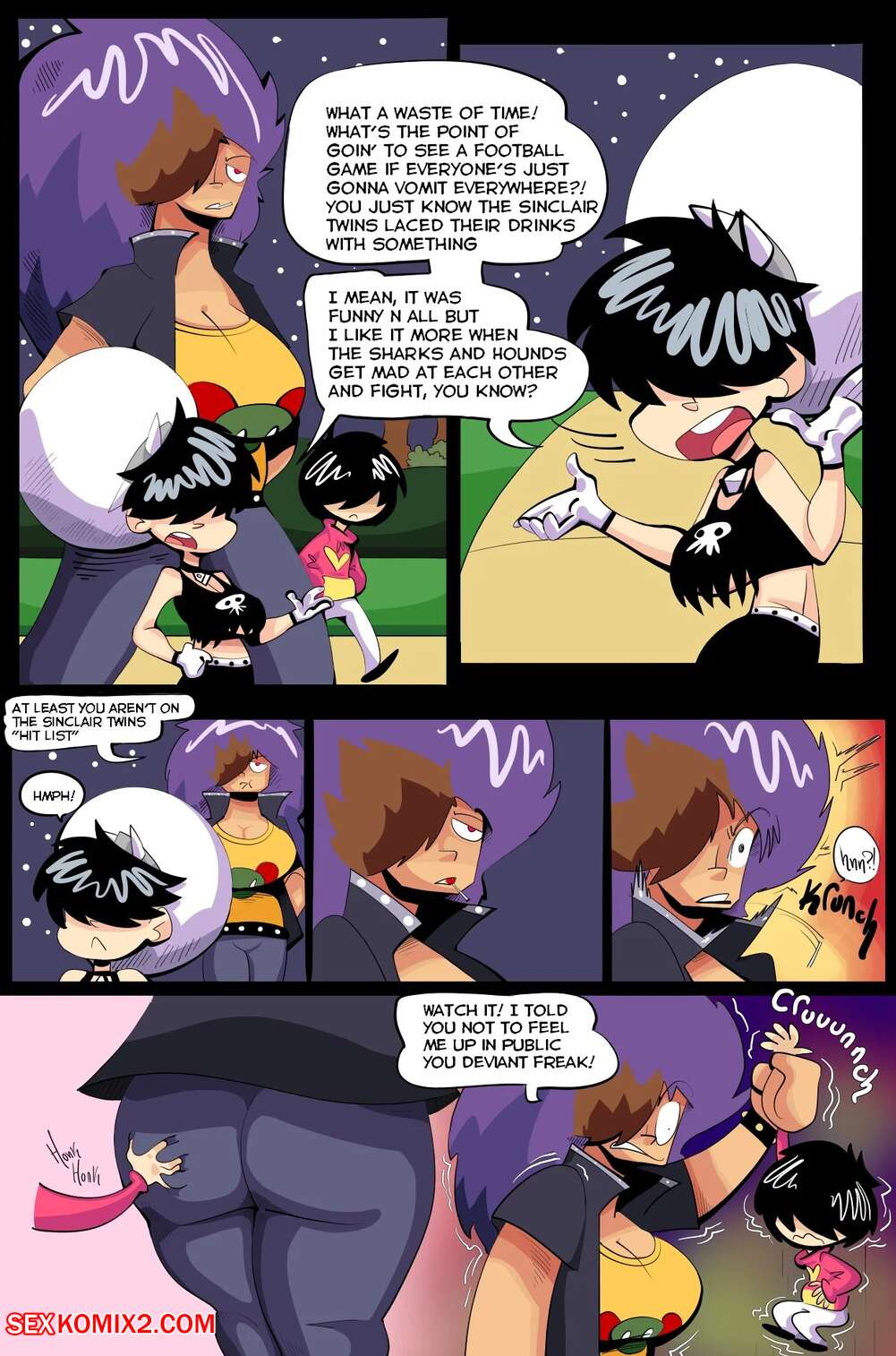 Porn comic Behind the Trees. TentacleBot