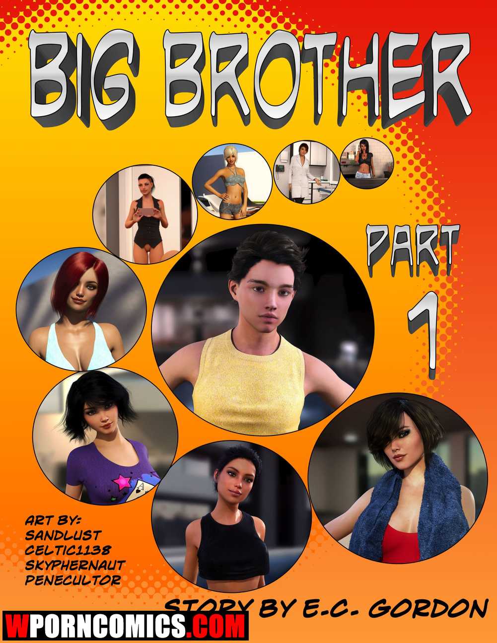 Porn comic Big Brother. Part 1.