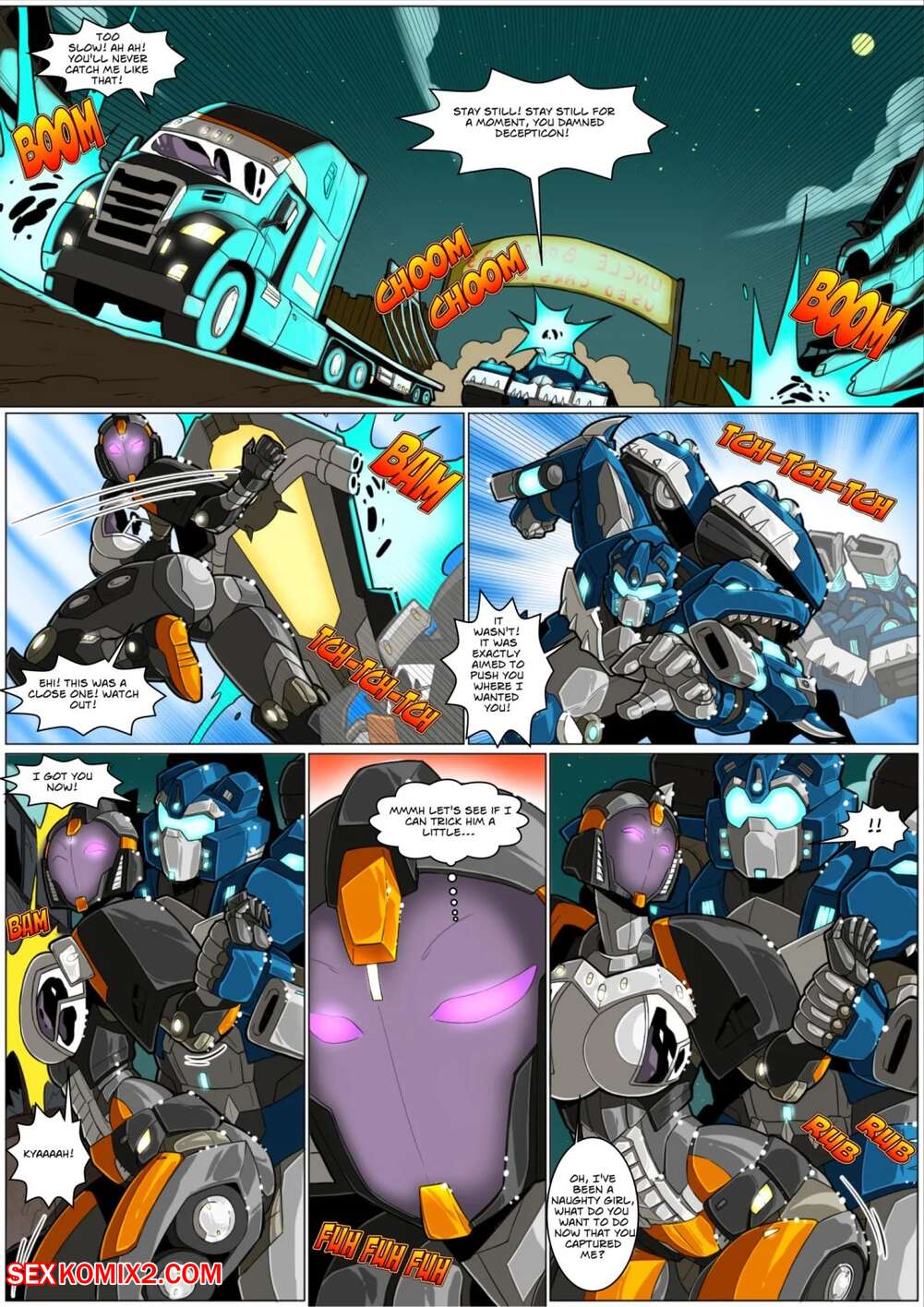 Porn comic Black Betty vs FrostBites. Chapter 1. Transformers. MADProject.