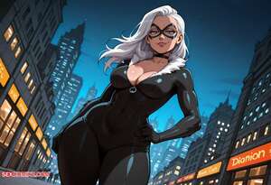 Porn comic Black Cat x BBC. Floxin