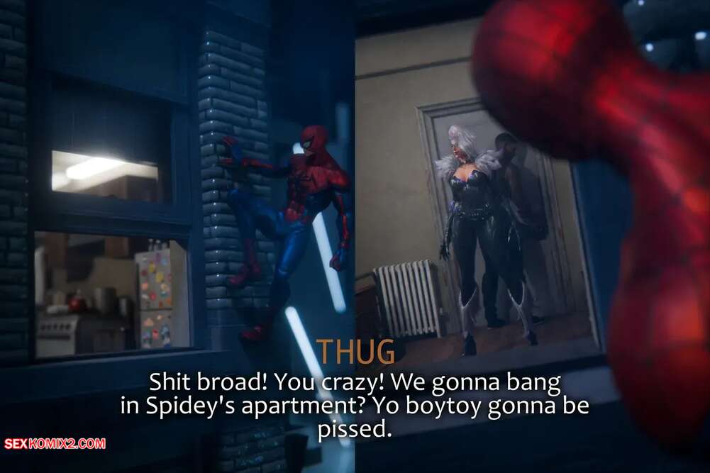 Porn comic Blacked Cats Milk. Spider Man. Currysfm