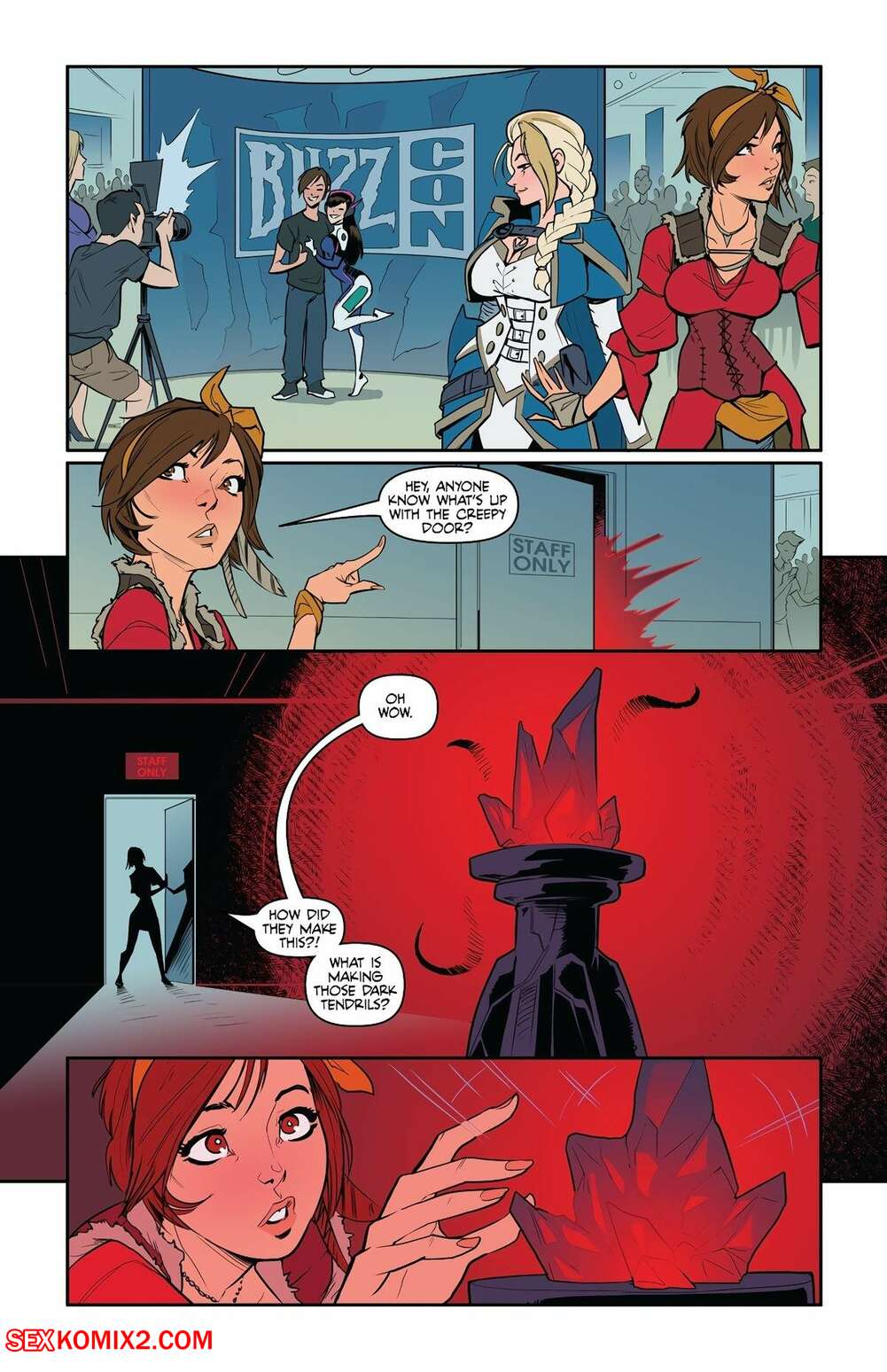 Porn comic BlizzCum. TemporalWolf