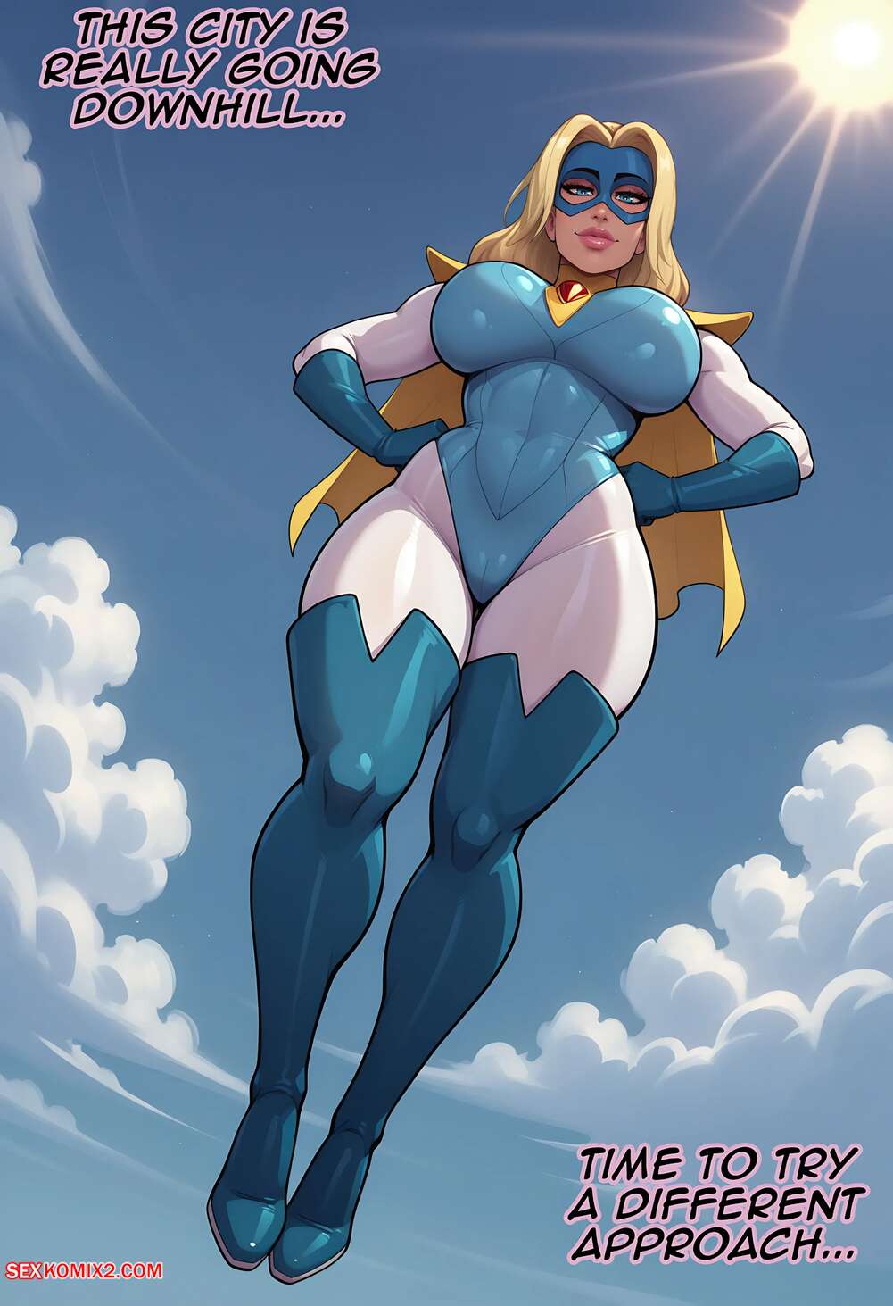 Porn comic Blonde Blazer Keeping the thungs off the streets. Dartzai