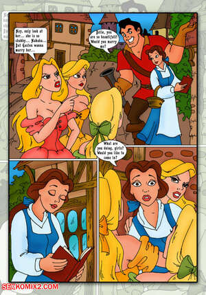 Porn comic Blondy triplet. Beauty and the Beast.