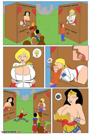 Porn comic Booth Rivals. Chapter 1. Justice League. Glassfish.