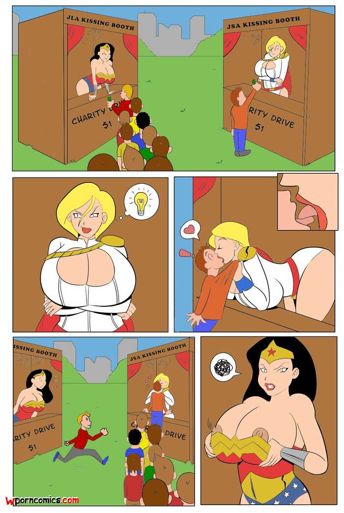 Porn comic Booth Rivals. Chapter 1. Justice League. Glassfish.