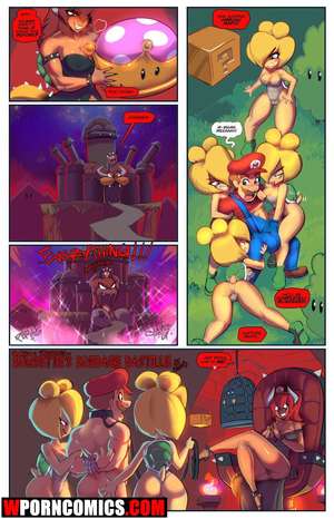 Porn comic Bowsette s Bondage Bastille. Mario Series.