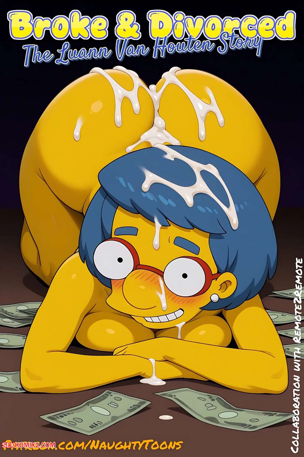 Porn comic Broke and Divorced. NaughtyToons