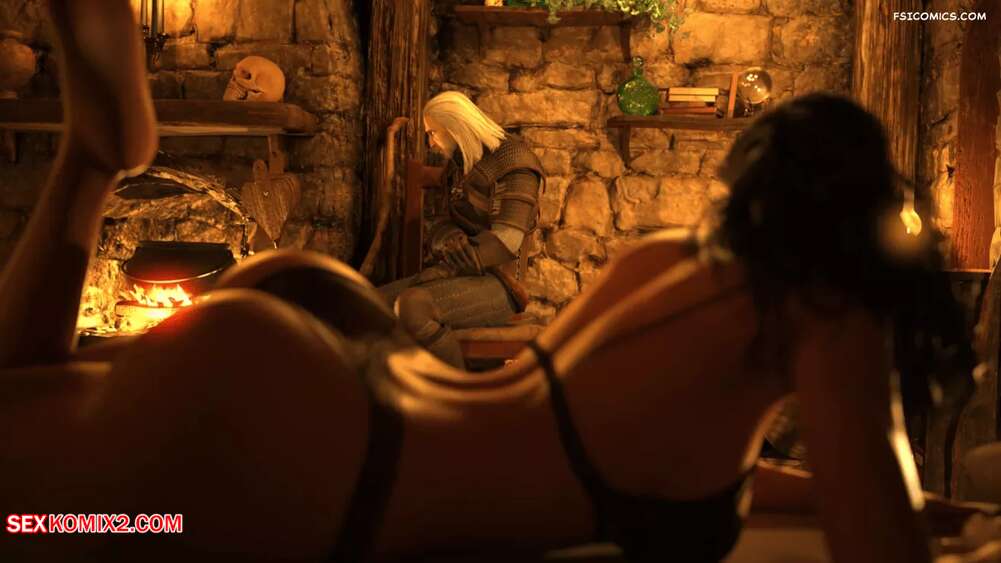 Porn comic Card Debt. Geralts Transformation into Yennefer. Scyxar Studios