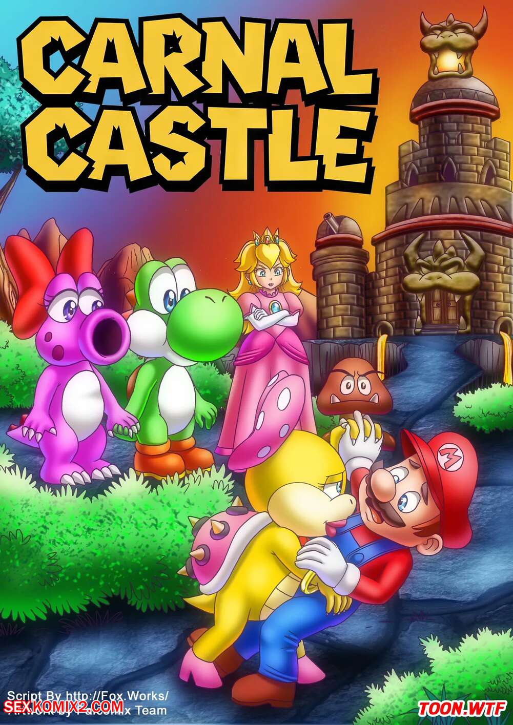 Porn comic Carnal Castle. Super Mario. PalComix