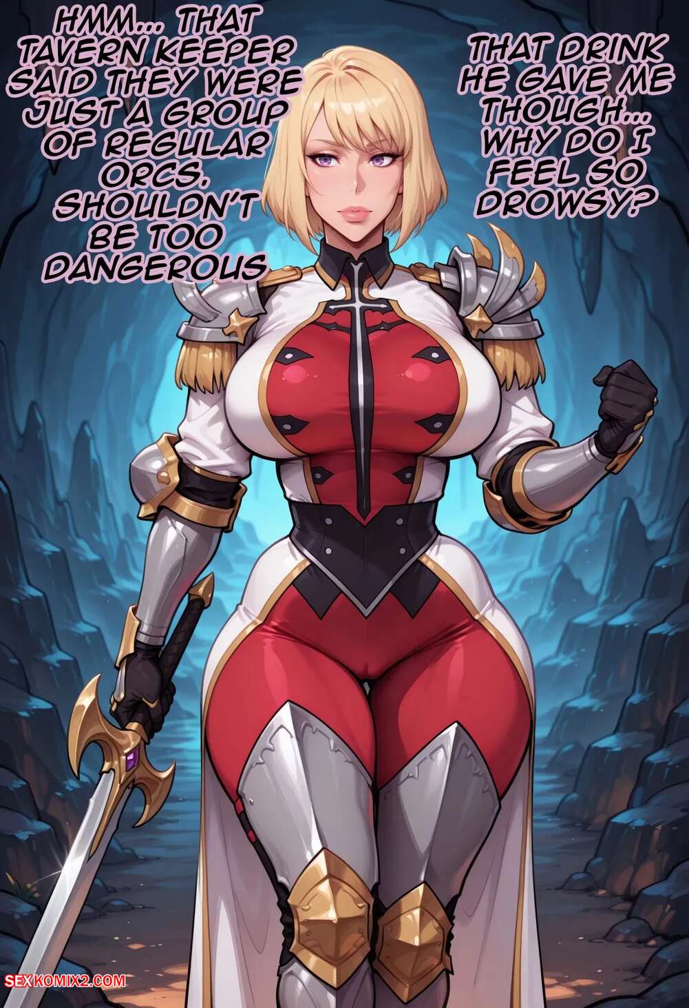 Porn comic Cha Hae In Tries To Solo Some Orcs. Dartzai