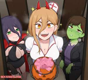 Porn comic Chainsaw Man. Power. Afrobull