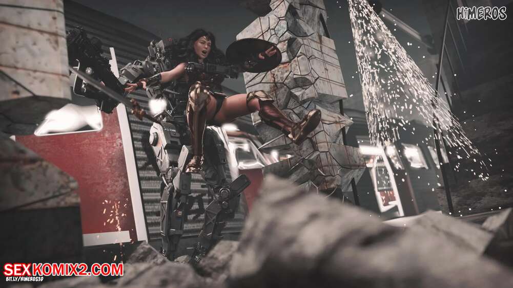 Porn comic Christimas Special Linda and 3 Merts. Himeros3D.