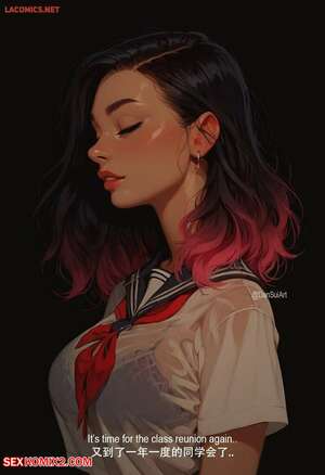 Porn comic Class Reunion. BlackPinkHair. DanSuiArt AI