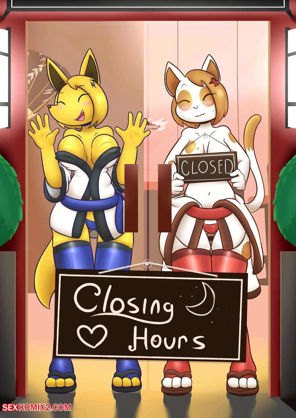 Porn comic Closing Hours. Felinegamer