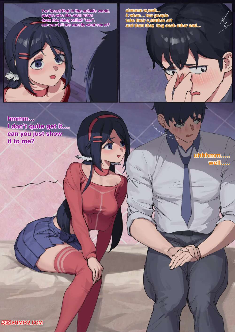 Porn comic Crazy Mita. MiSide. Wjs07