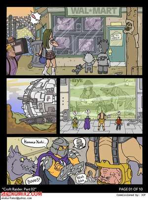 Porn comic Croft Raider. Chapter 2.  Akabur.