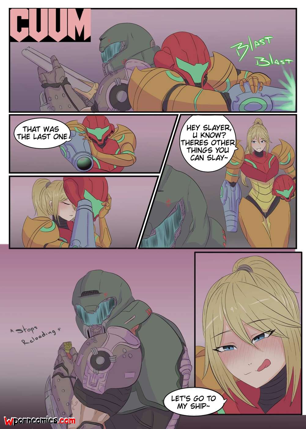 Porn comic CUUM. Haikon Knight