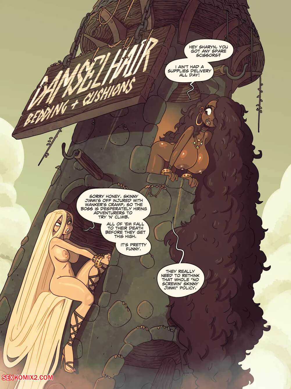 Porn comic Damsel Hair. Rapscallion