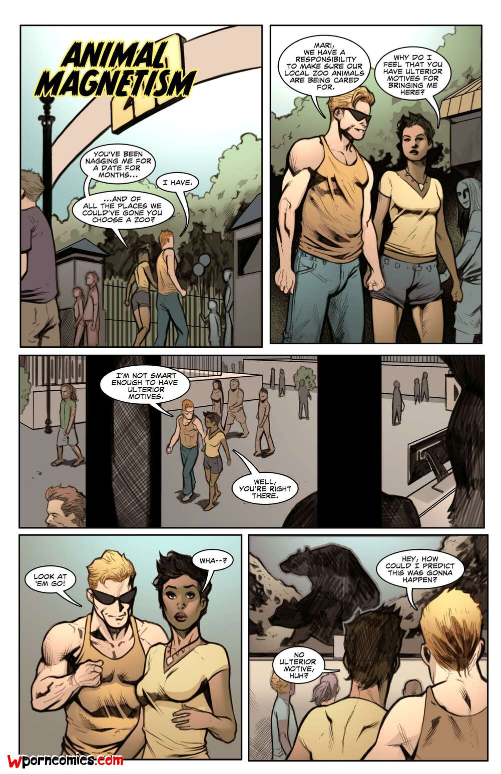 Porn comic Dangerous Curves. Justice League. Shade.