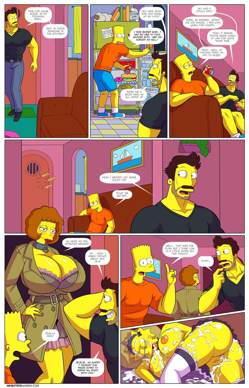Porn comic Darren s Adventure. Part 9. The Simpsons.