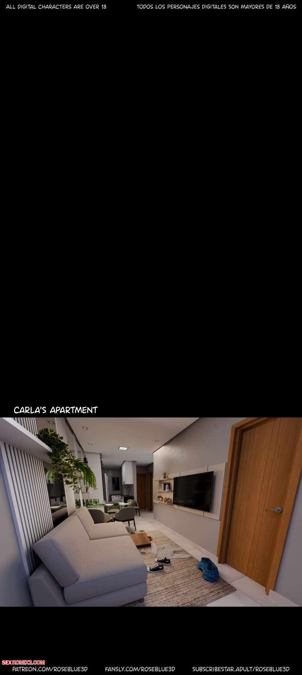 Porn comic Dismissed. Chapter 7. Rose Blue 3D