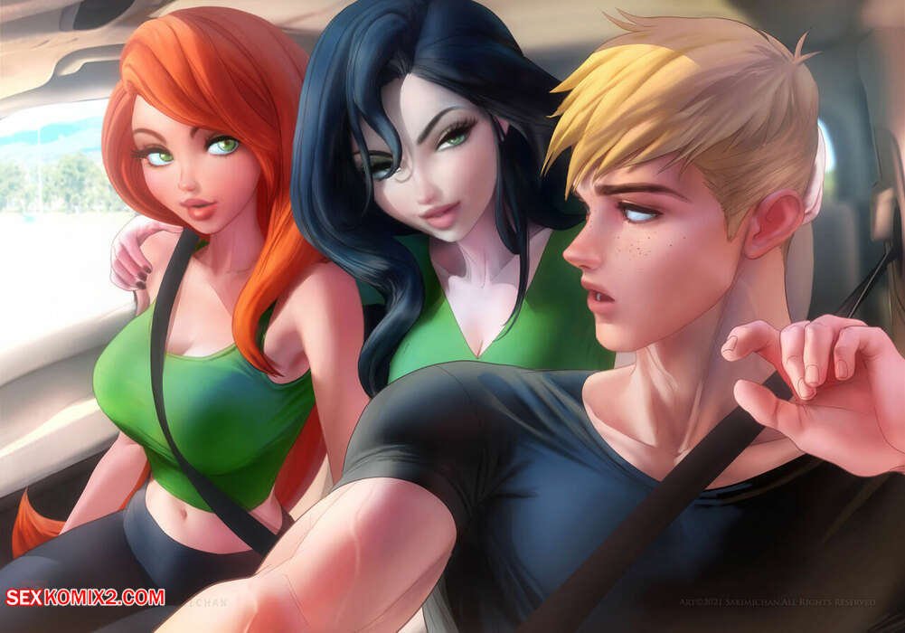 Porn comic Distracted Girlfriend. Kim Possible. Sakimichan.